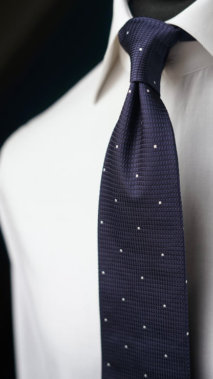 Catania Navy Silk Necktie