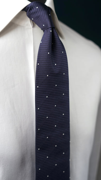 Catania Navy Silk Necktie