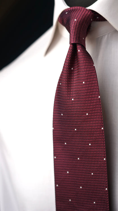 Catania Burgundy Silk Necktie