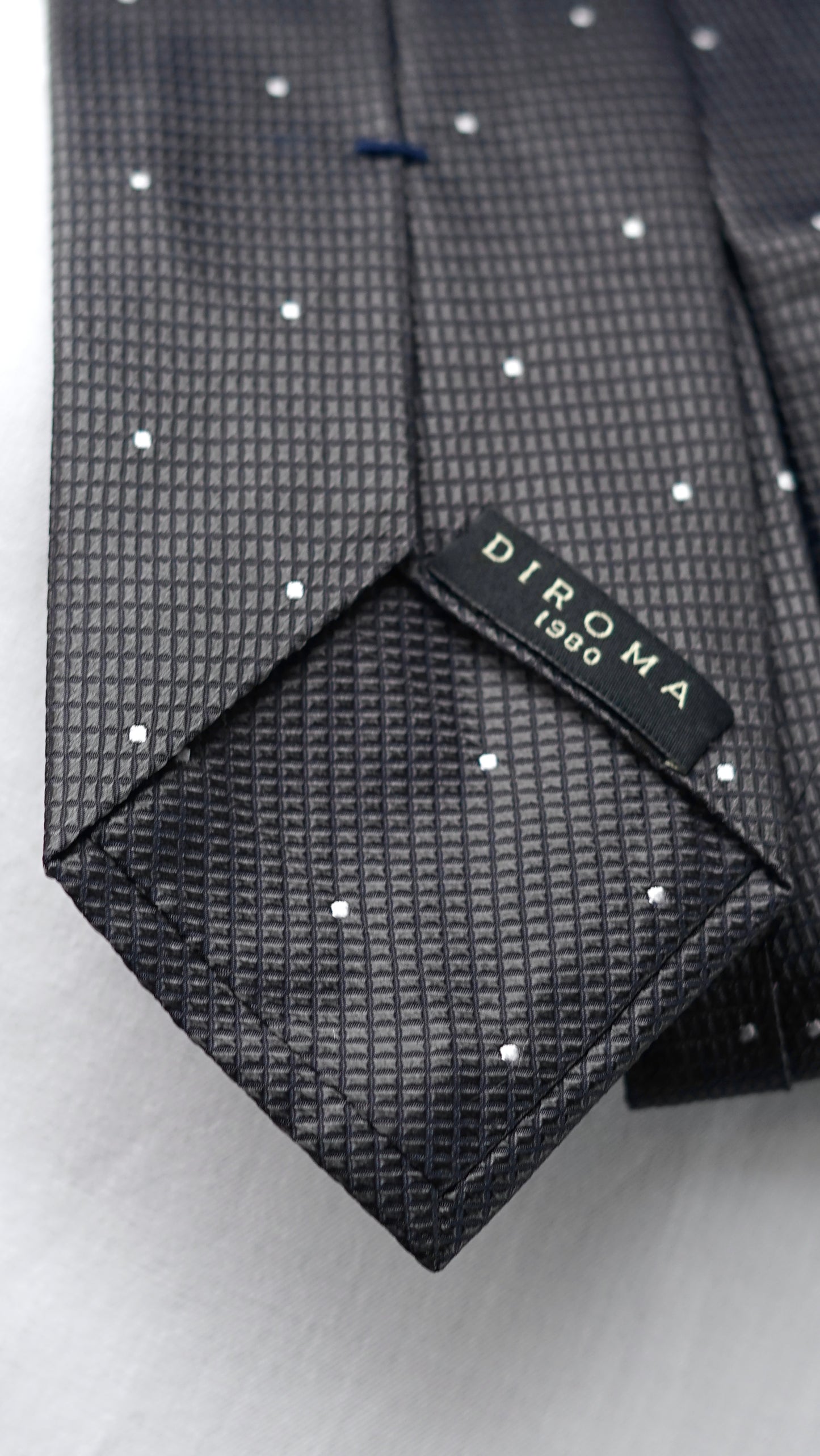 Catania Grey Silk Necktie