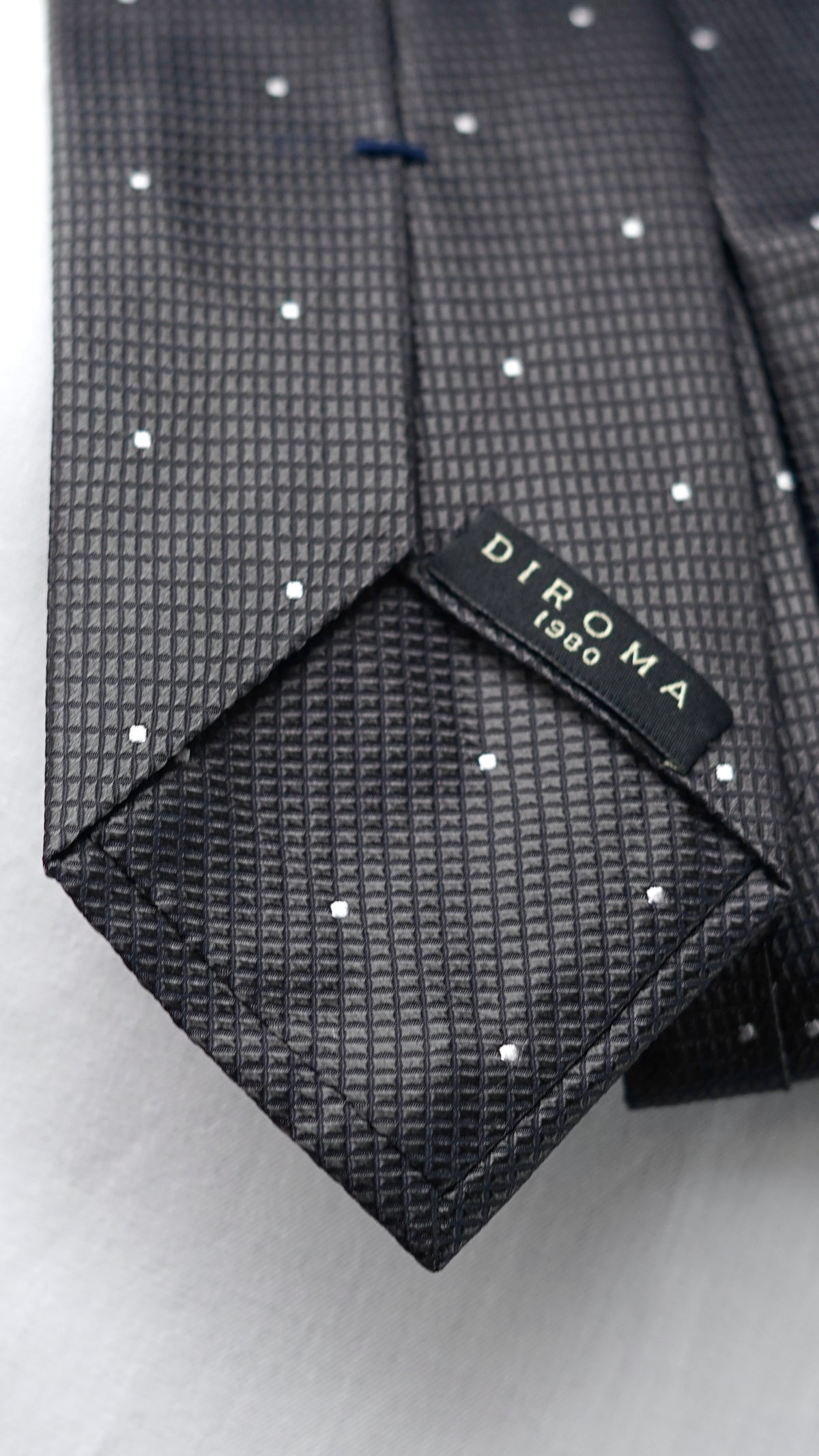 Catania Grey Silk Necktie