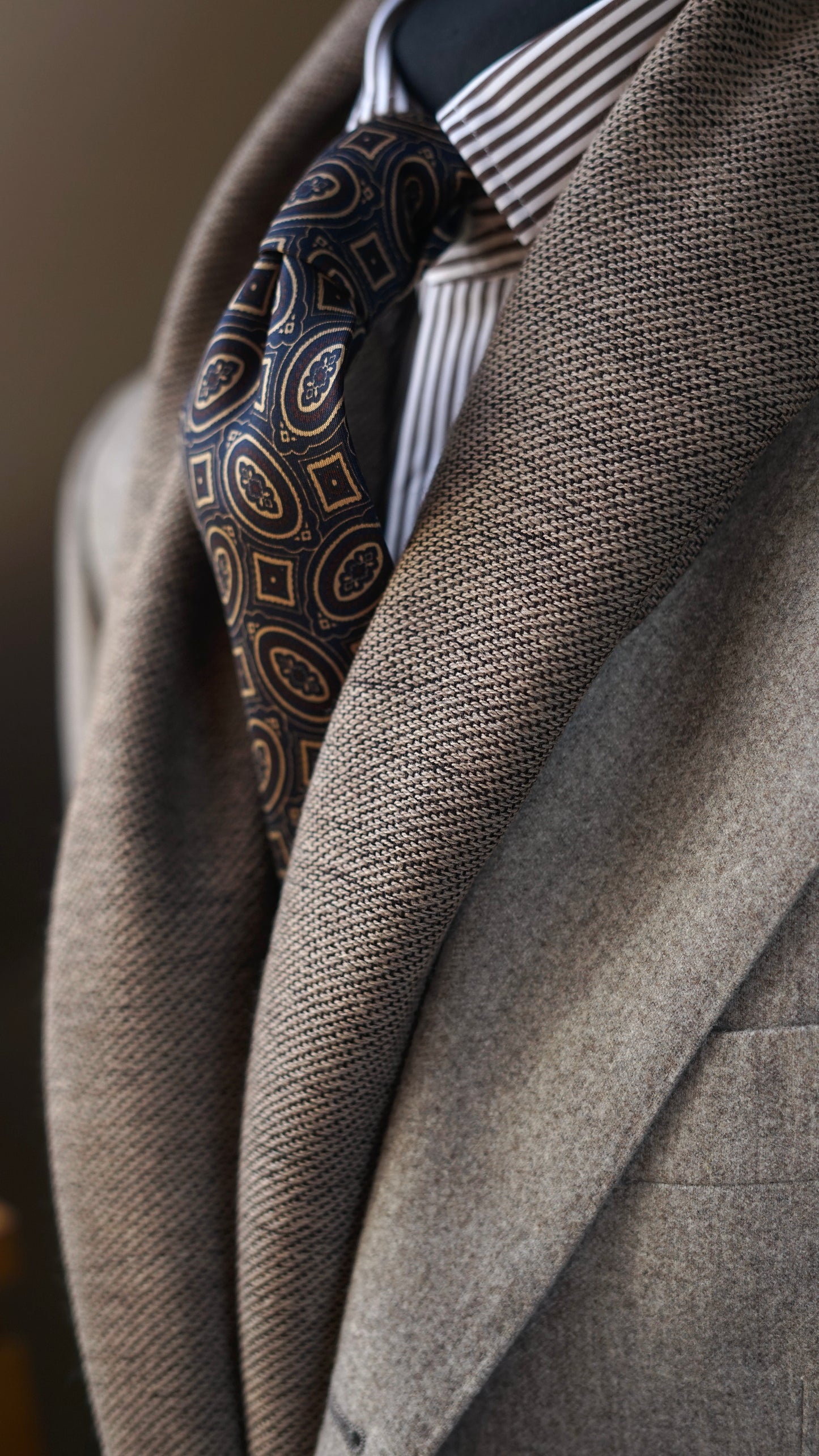 Brown Wool Scarf