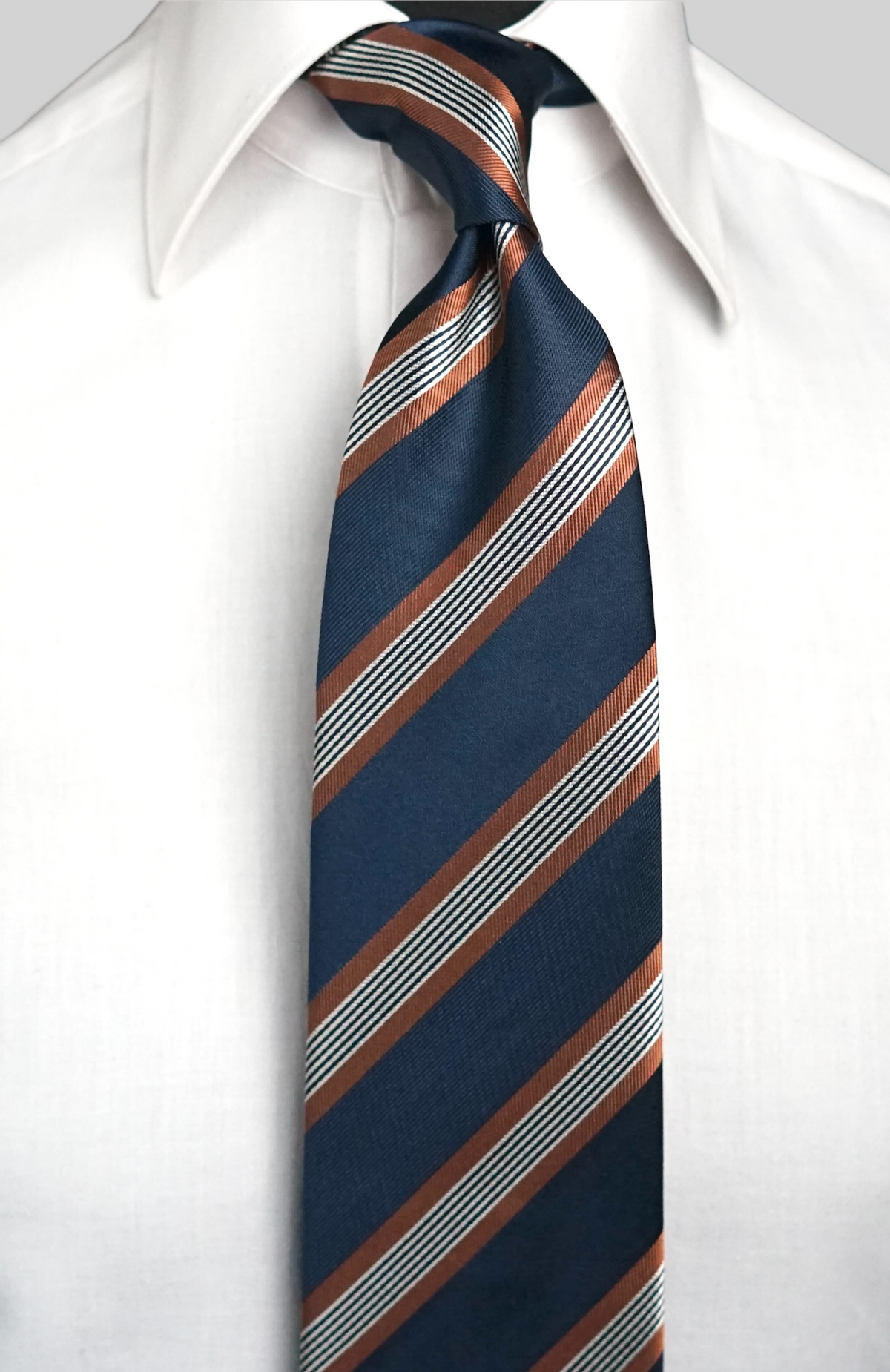 Lolita Brown Silk Necktie