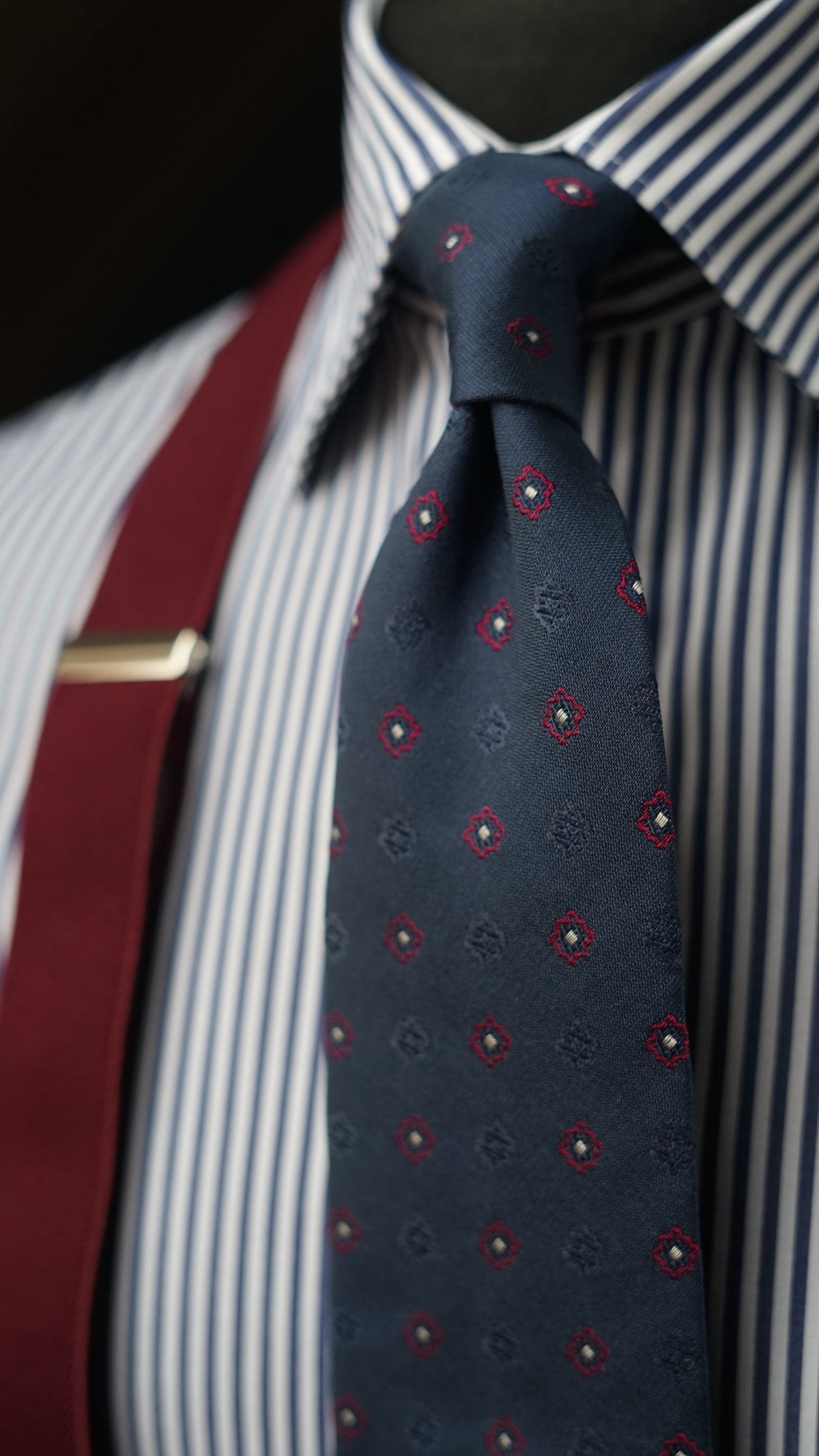 PRUGNA Silk Necktie
