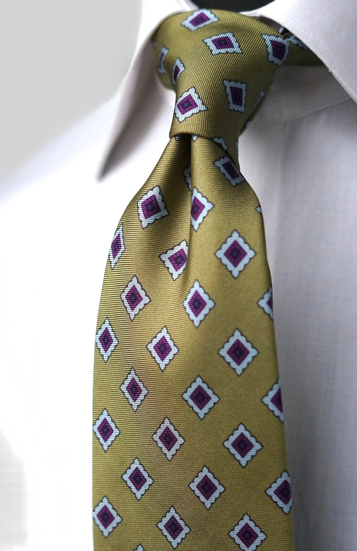 Carla Sage Silk Necktie