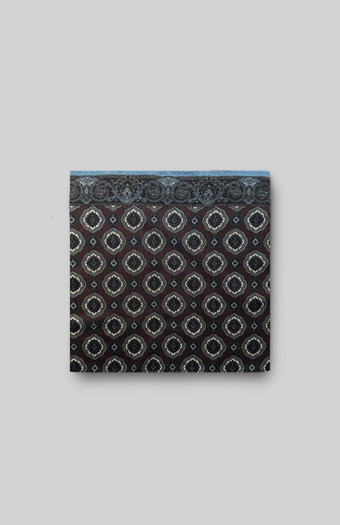 Leonida Wool One Side Edged Pocket Square