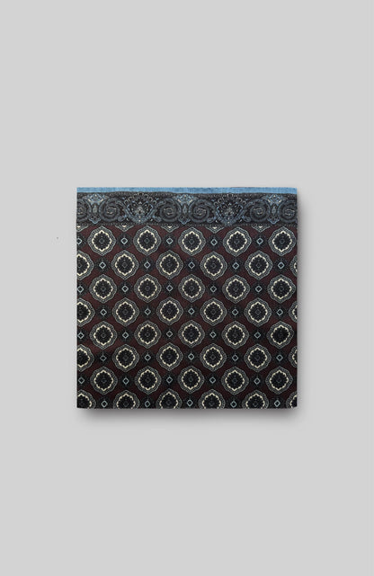 Leonida Wool One Side Edged Pocket Square