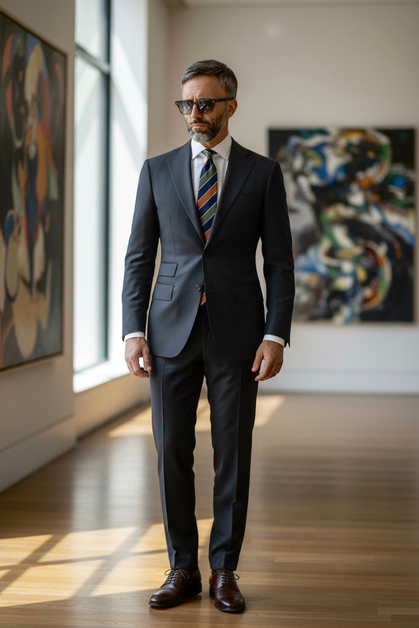 Bespoke Mogador Silk Necktie