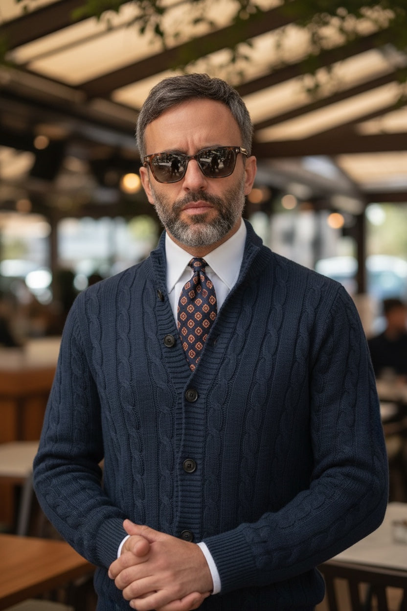 Bespoke Chiostra Bordeaux Silk Necktie