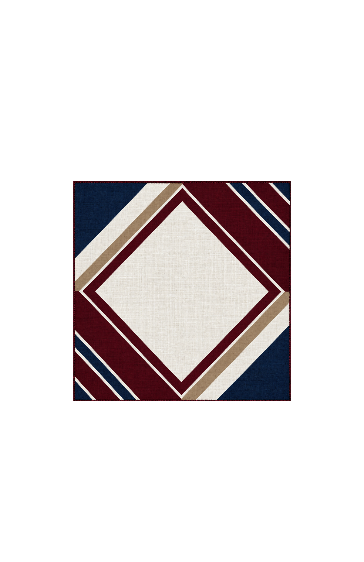 Amarena Light Wool Pocket Square