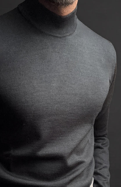 Antracite Wool High Neck