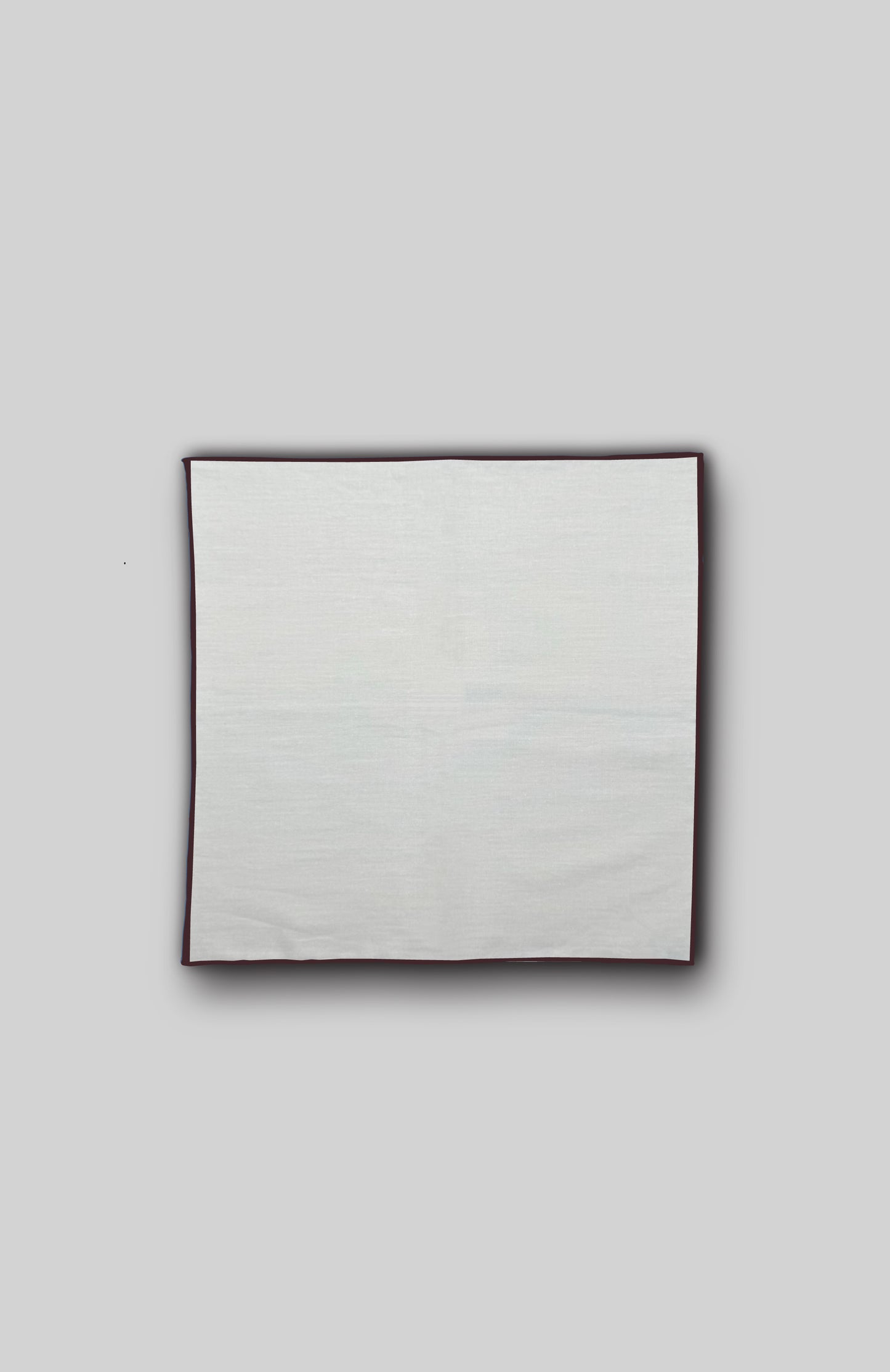 Brown Cotton Pocket Square