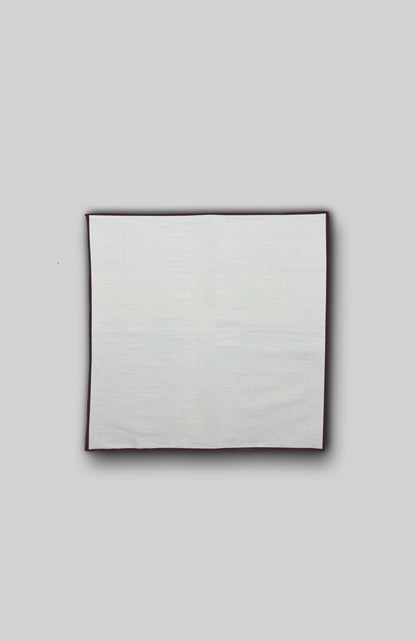 Brown Cotton Pocket Square