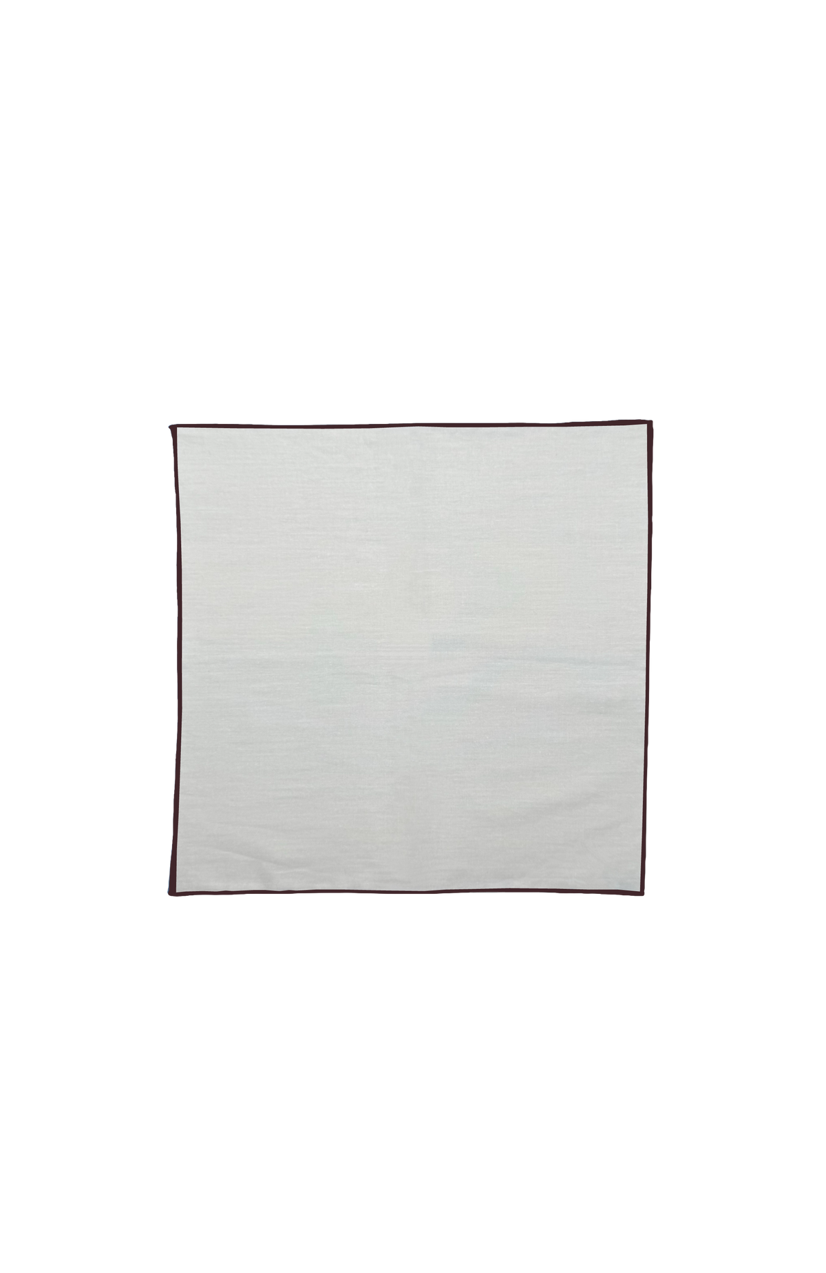 Brown Cotton Pocket Square