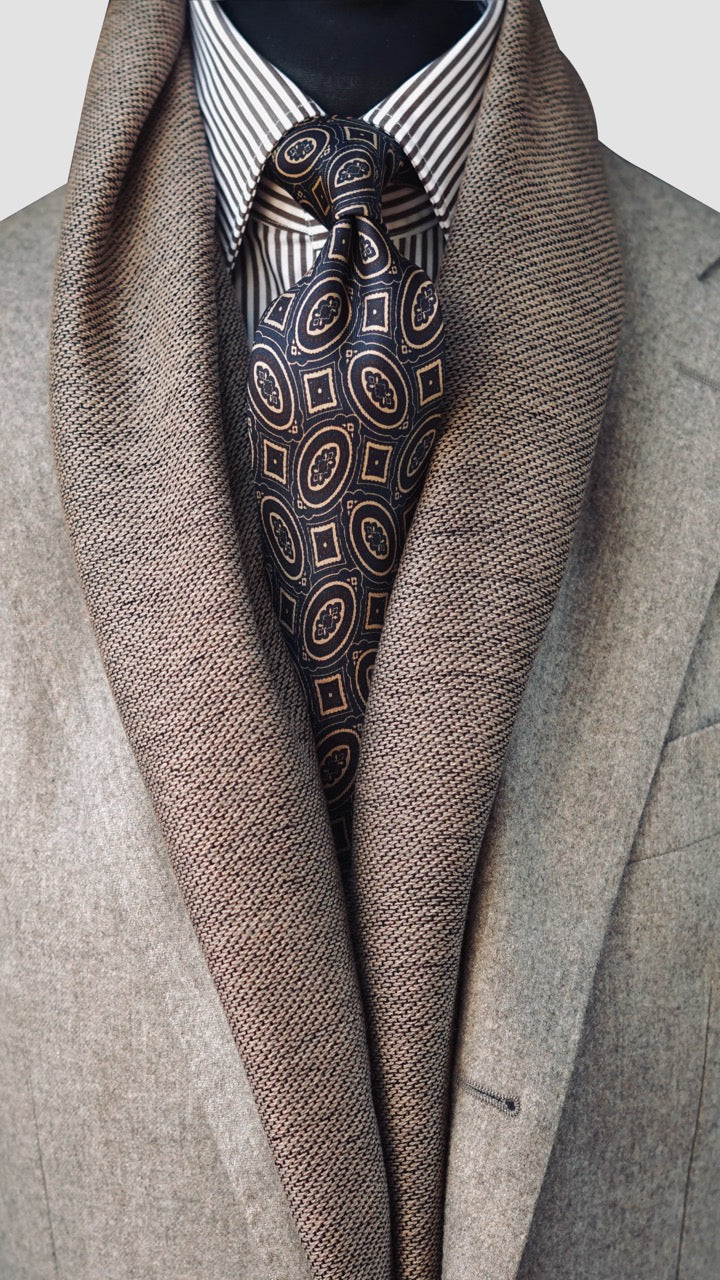 Brown Wool Scarf
