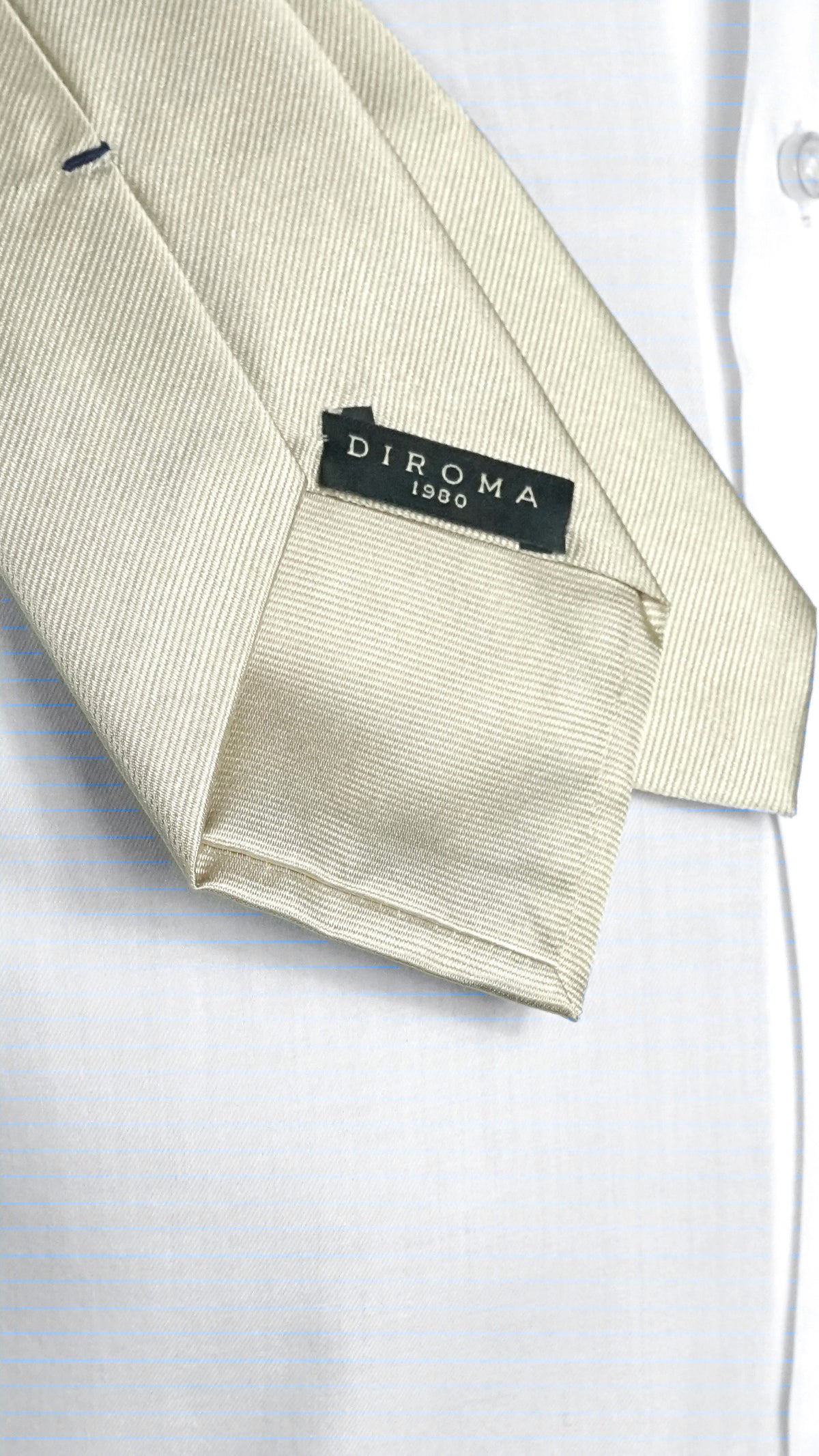 Bespoke Buttercream Solida Silk Necktie