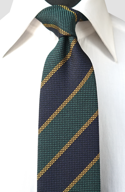 Capua Green Silk Necktie