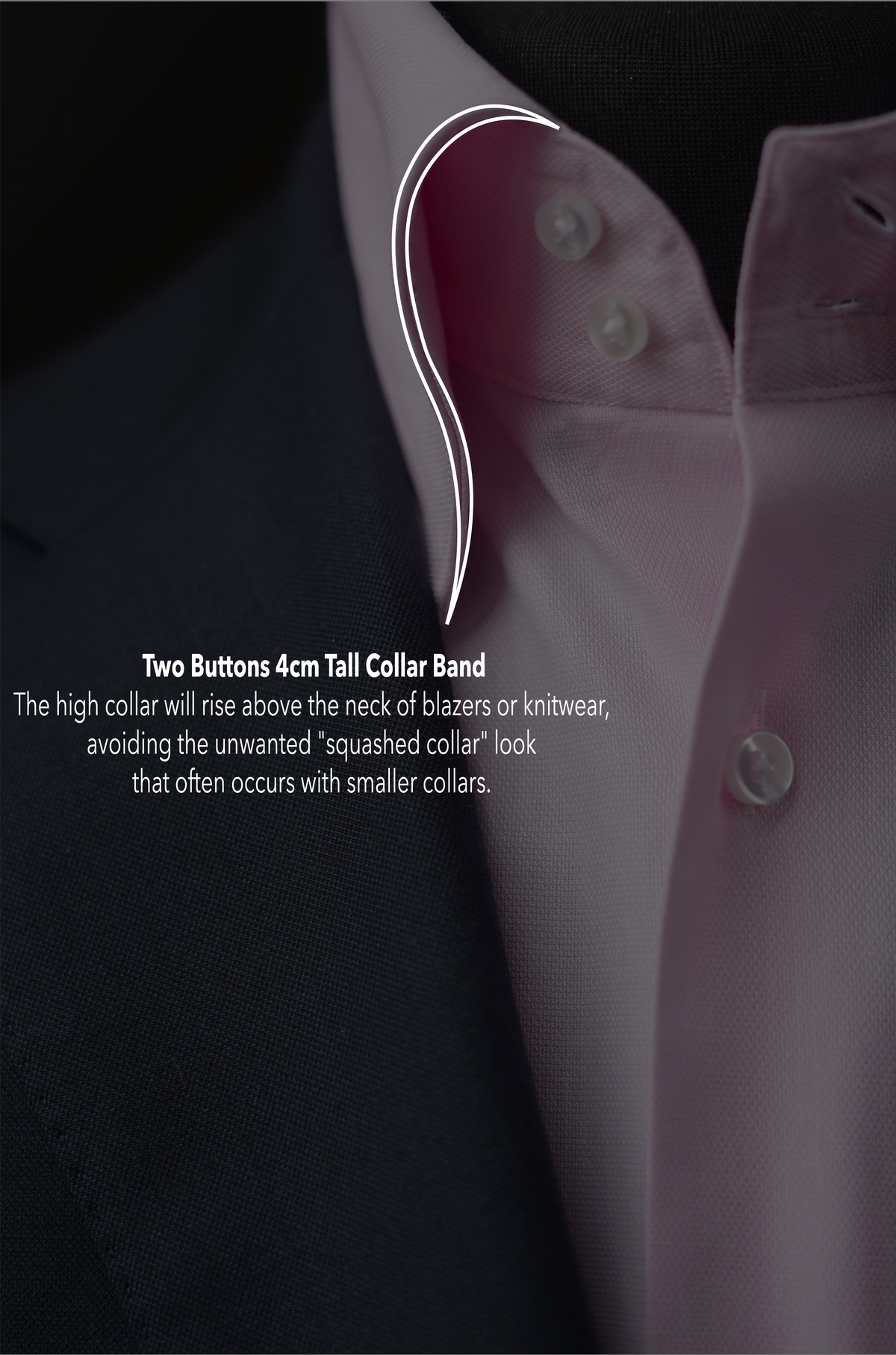 Rosa Classic Collar Oxford Dress Shirt