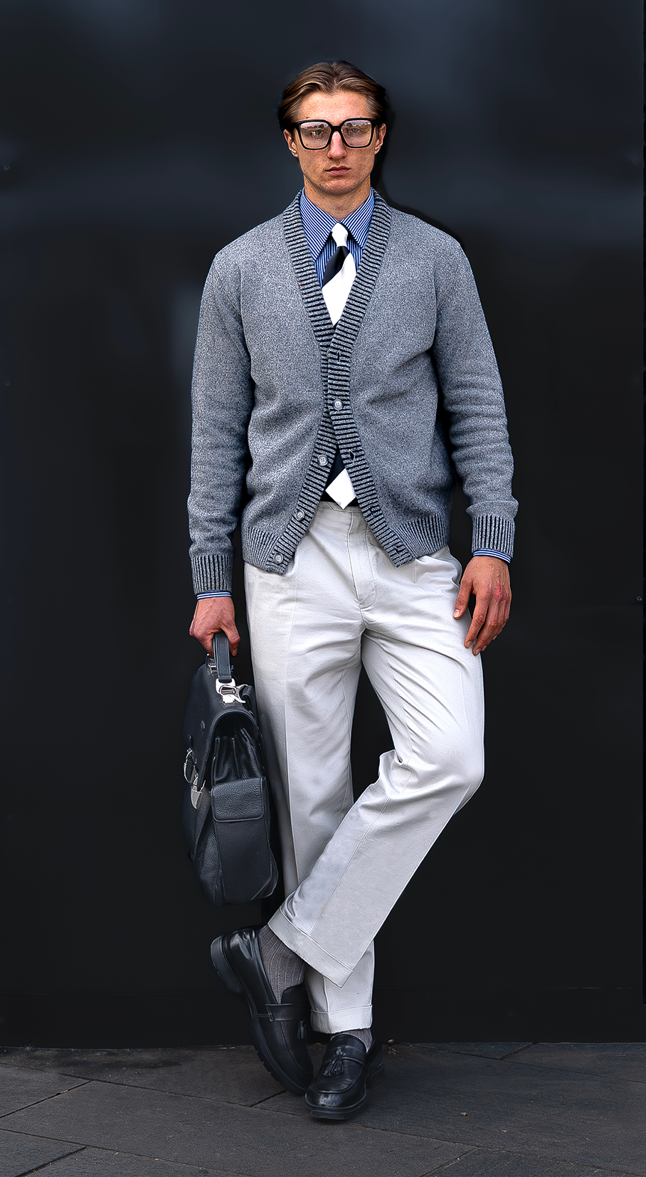 Callisto Light Grey Cardigan