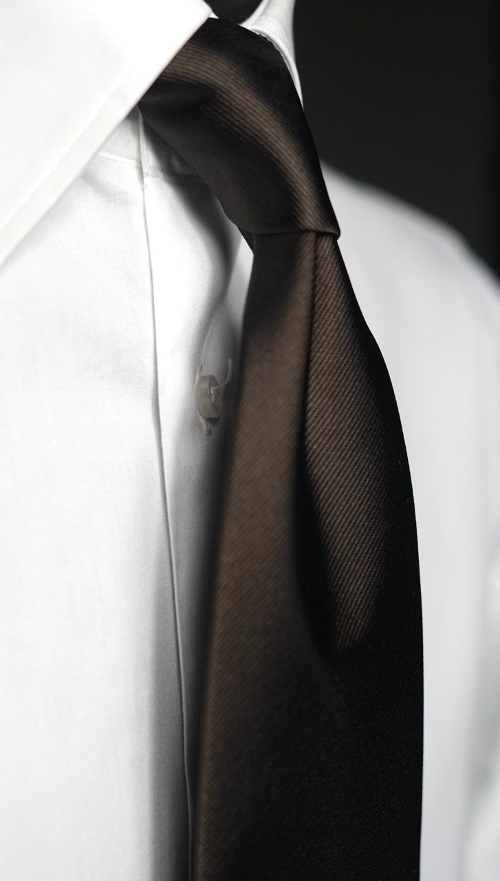 Fondente Solida Silk Necktie
