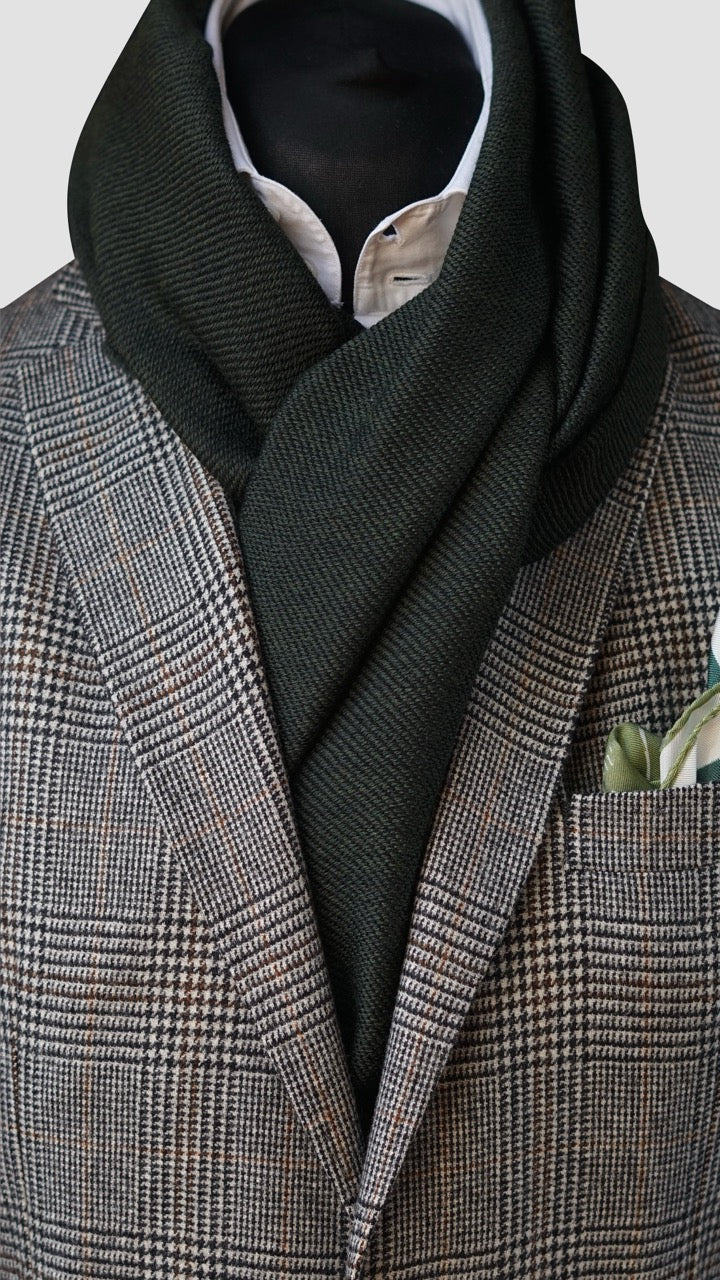Green Wool Scarf