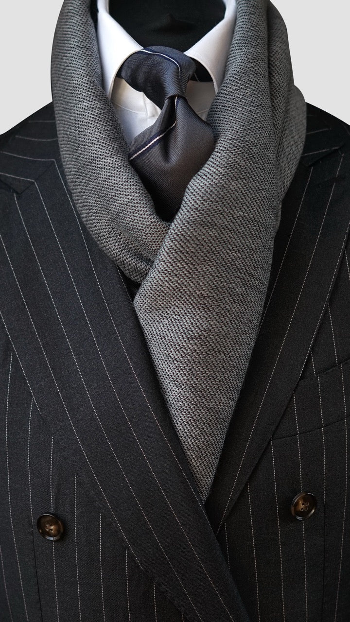 Grey Wool Scarf