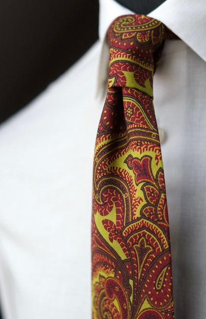 TREPIDA MADDER Silk Necktie