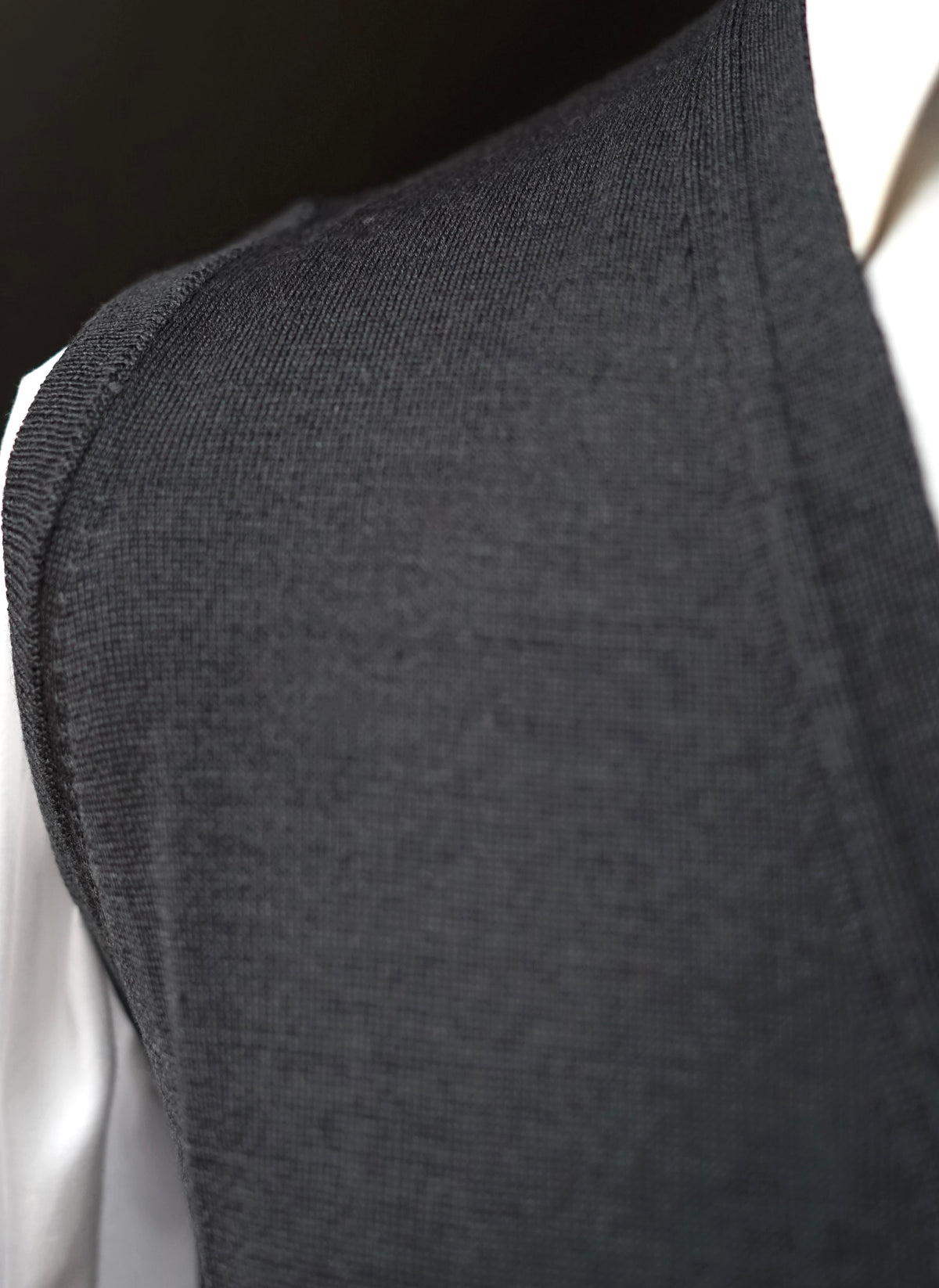 ANTRACITE Wool Gilet