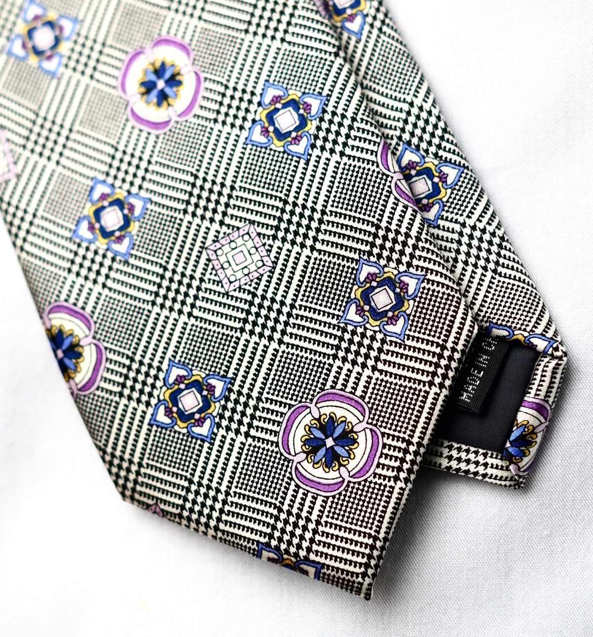Glen Satin Slim Vintage Tie