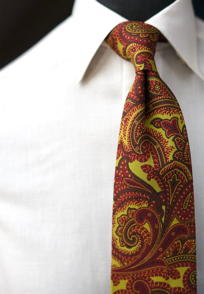 TREPIDA MADDER Silk Necktie