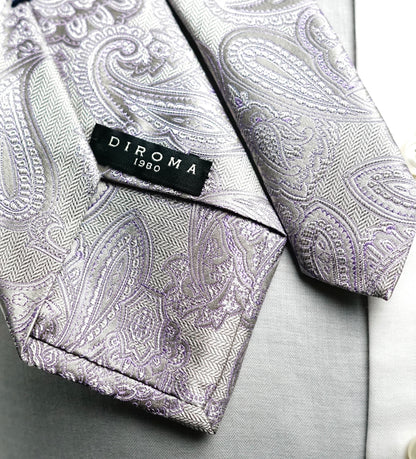 Lilla Silk Necktie