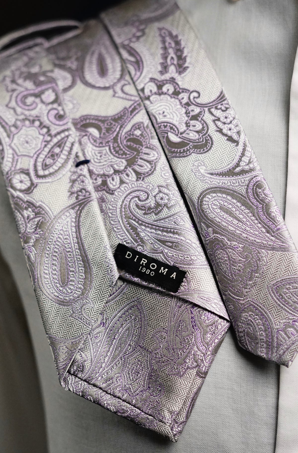 Lilla Silk Necktie