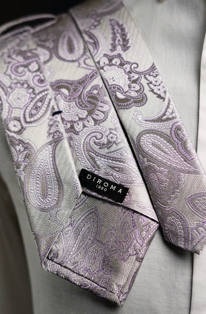 Lilla Silk Necktie