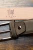 Nubuk Taupe  100% Leather Belt