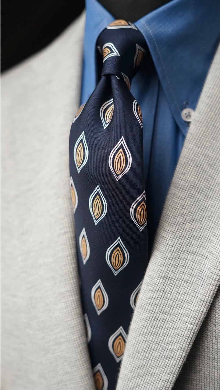 Denim Twill 2/1 Solid Dyed Blue 1005 Cotton Shirt MTO