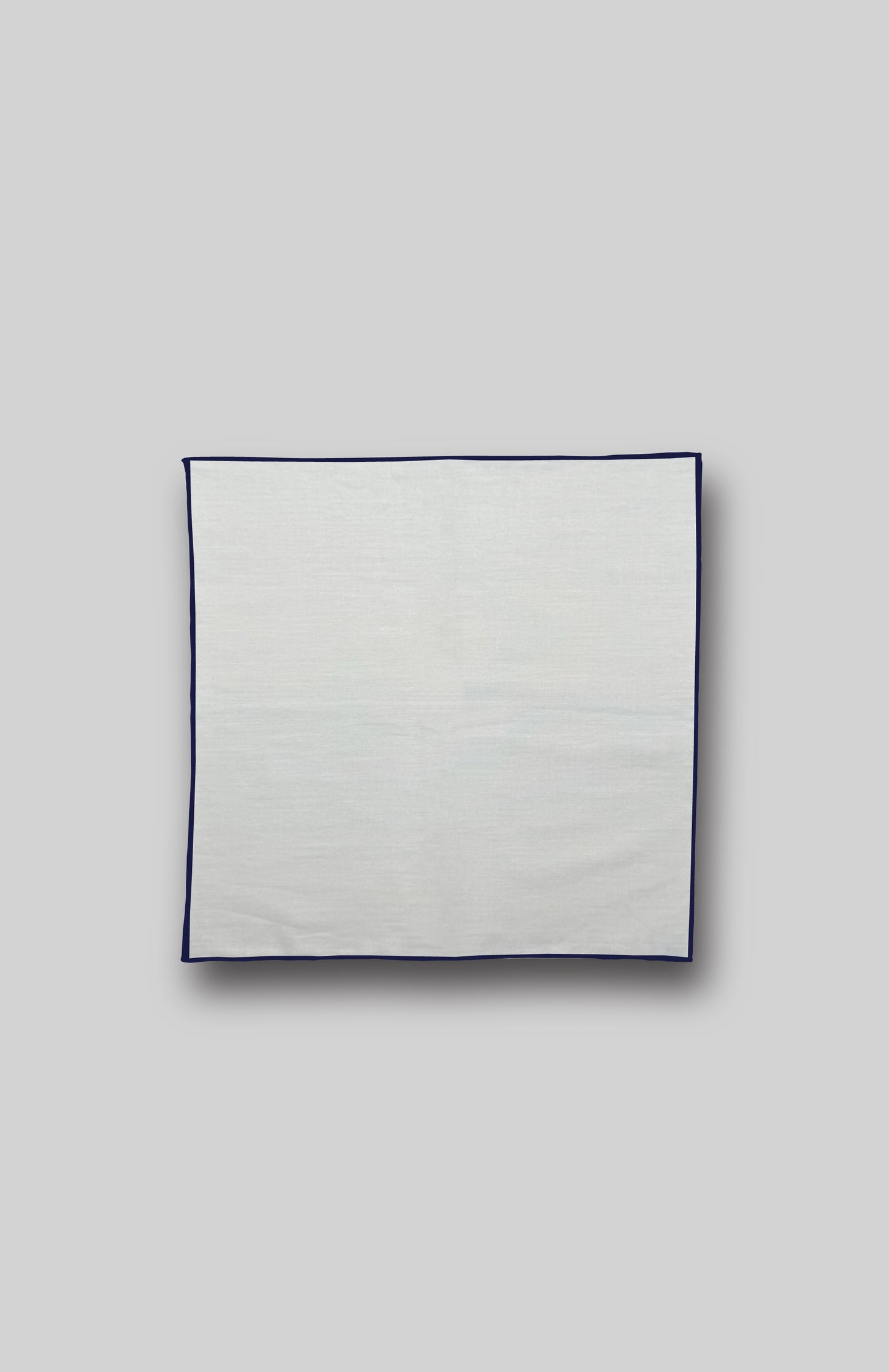 Navy Cotton Pocket Square