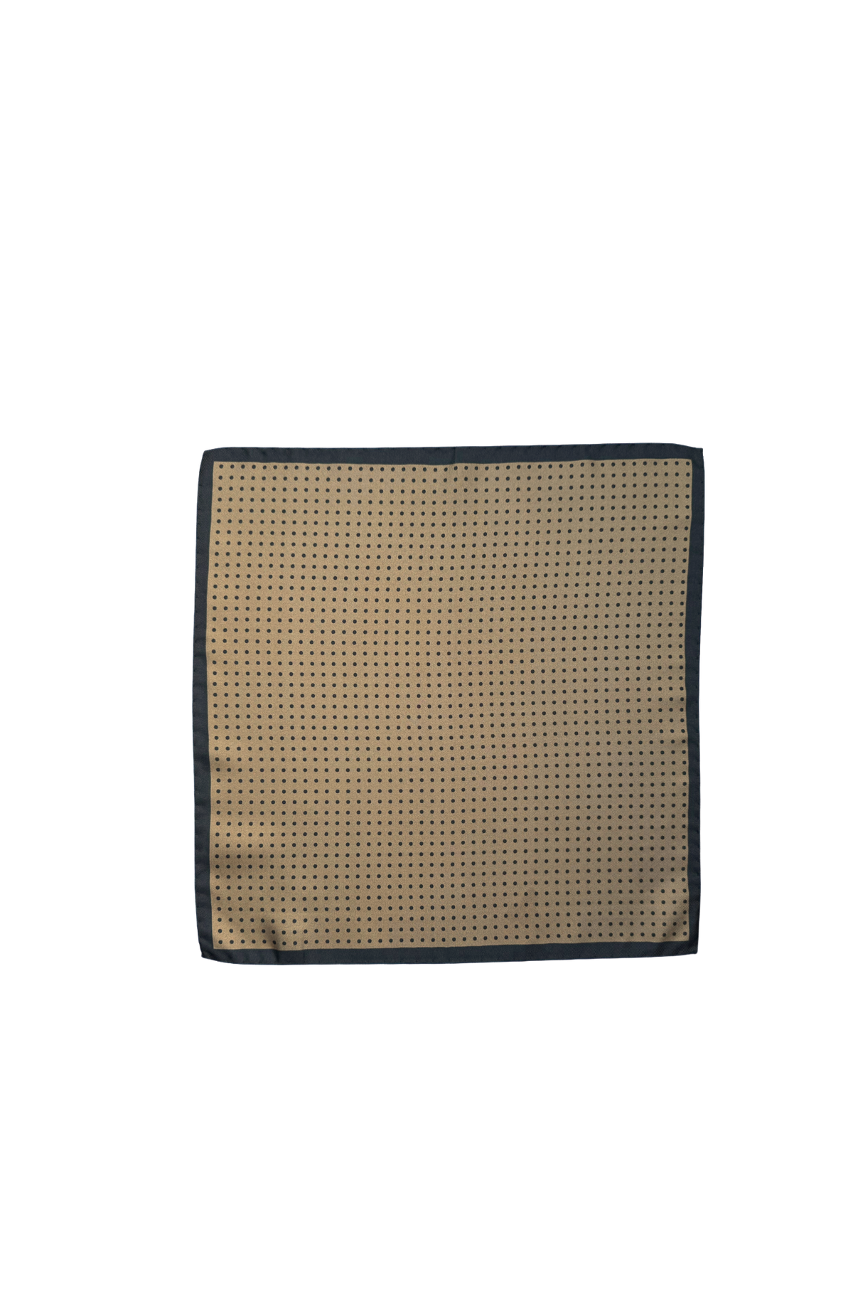 Pois Blue Silk Pocket Square