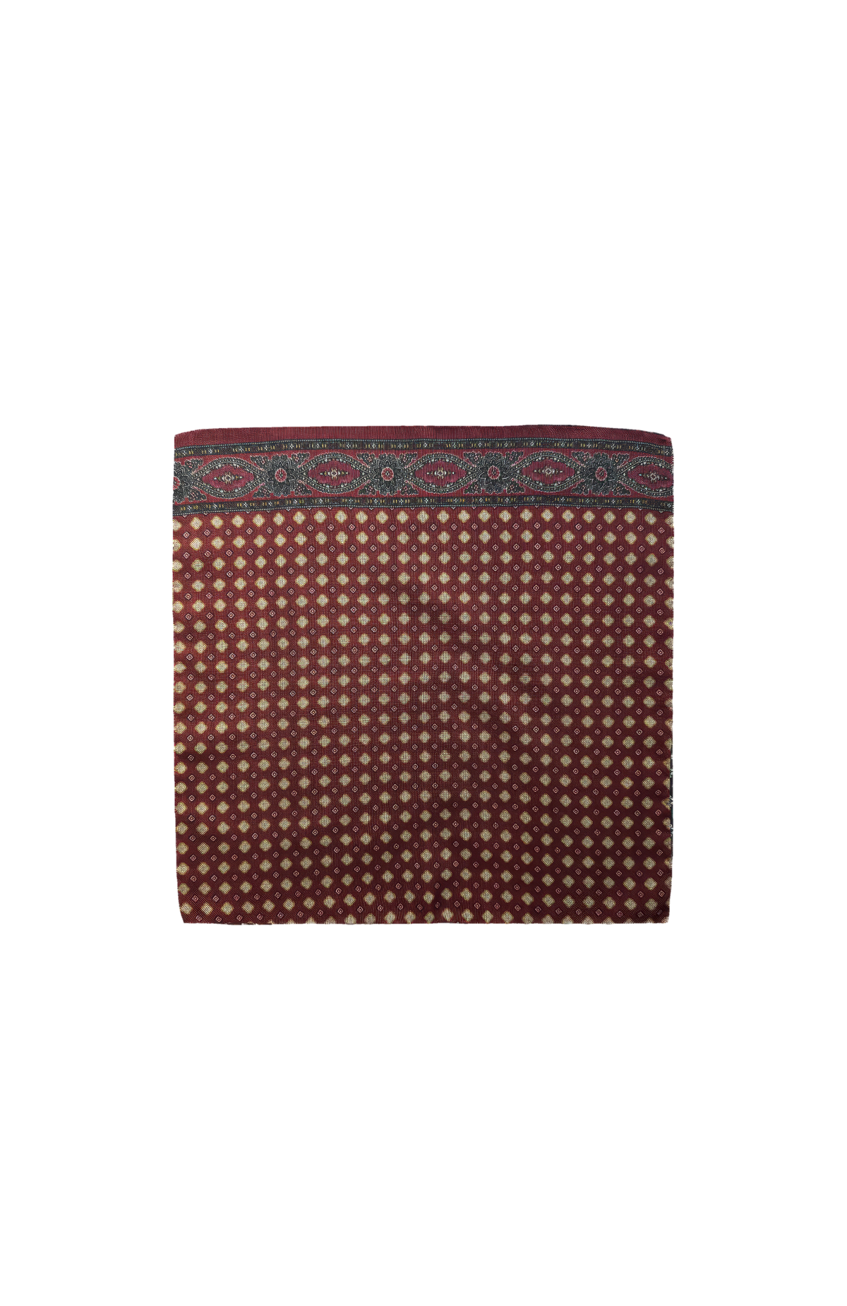 Ragone Wool One Side Edged Pocket Square