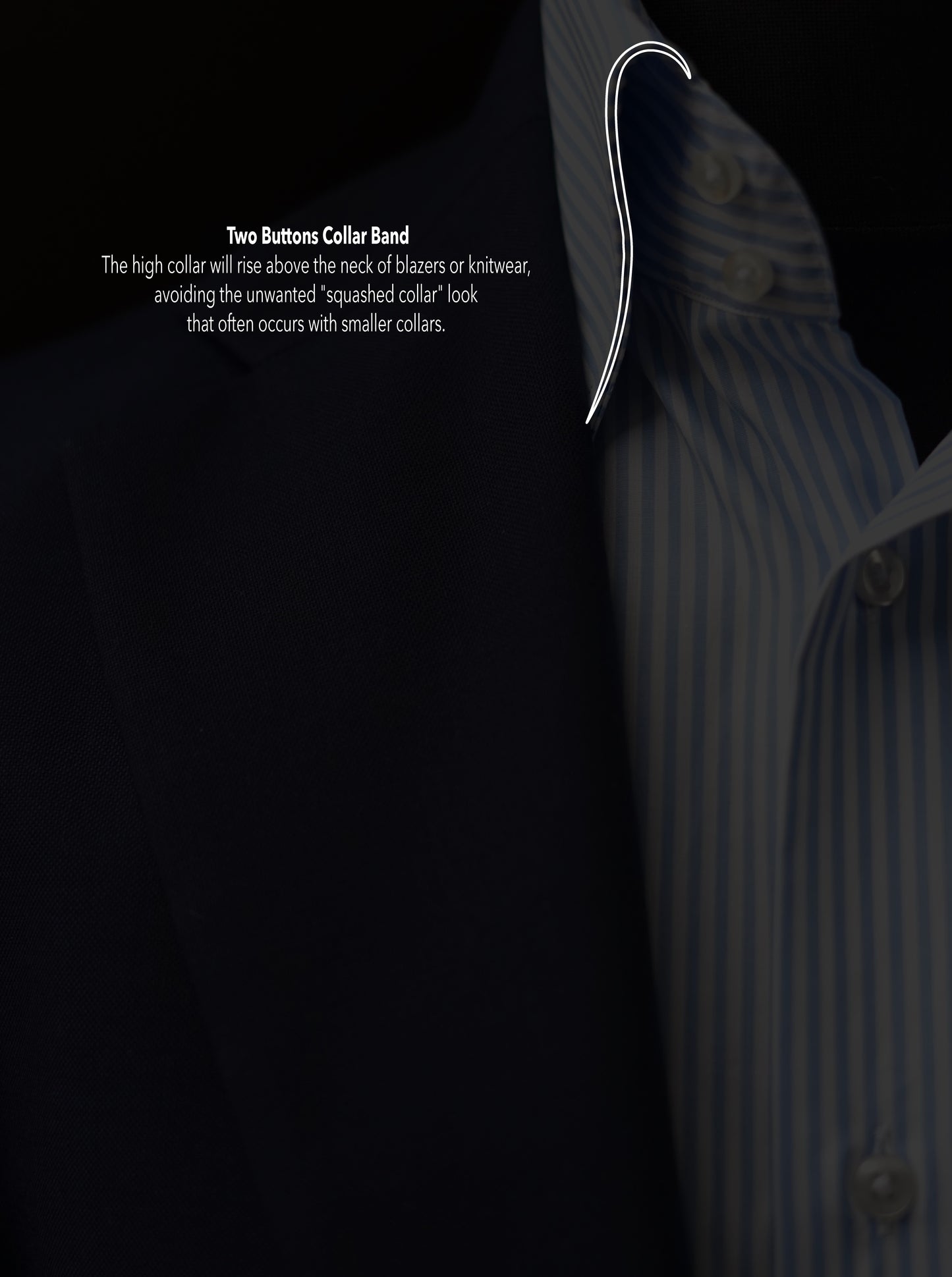 Ramona Classic Collar Cotton Dress Shirt MTO