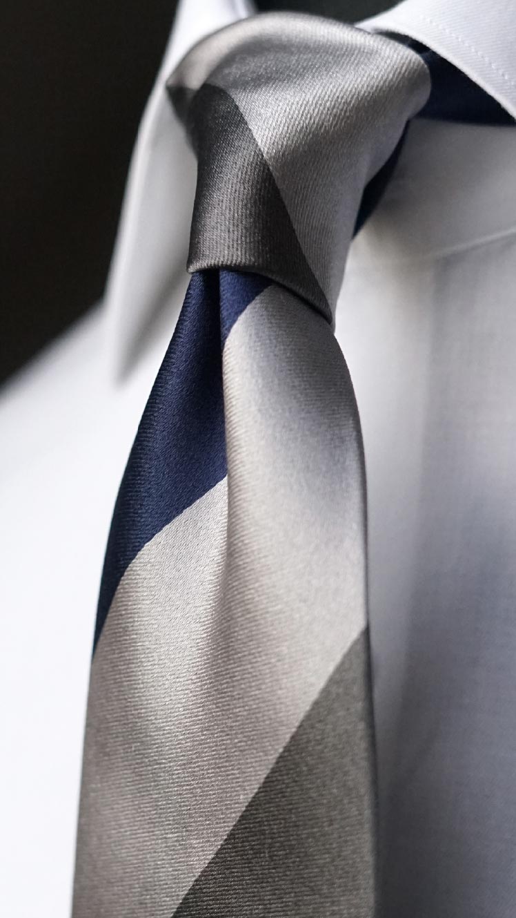 Raso Grigio Silk Necktie (Not Perfect But Worth it)