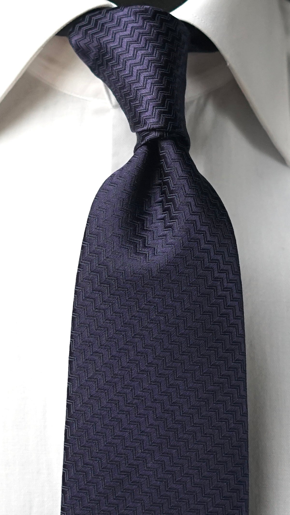 Bespoke Riga Navy Silk Necktie