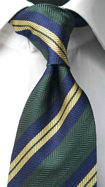Selenia Green Silk Necktie
