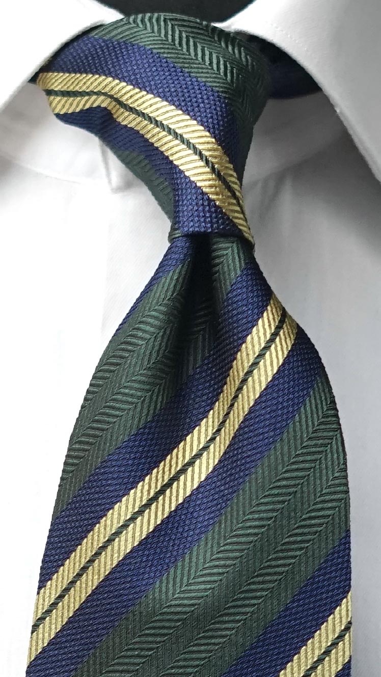 Selenia Green Silk Necktie
