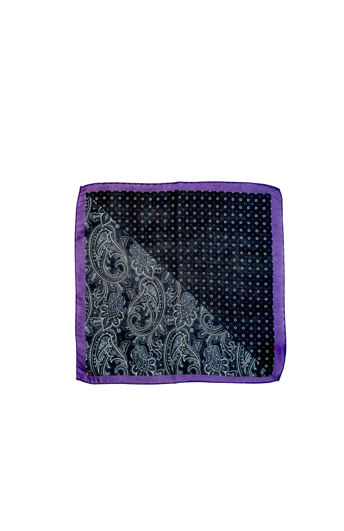 Viola Silk Pocket Square