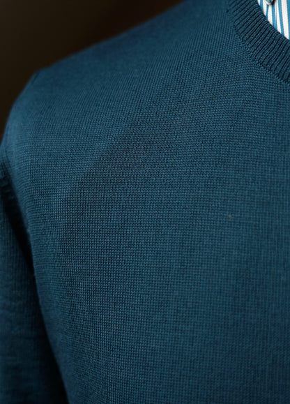 Petrolio Wool Crew Neck