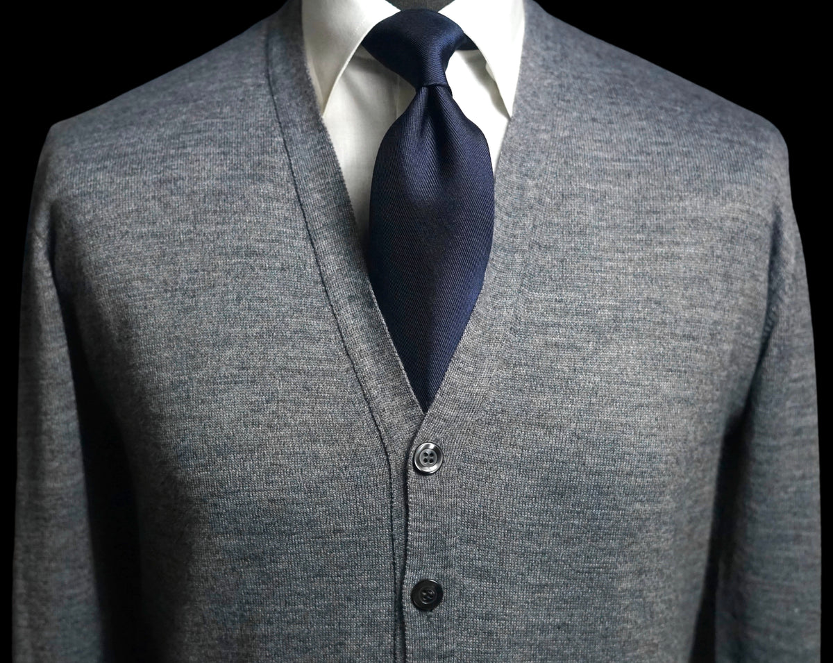 Grigio Wool Cardigan