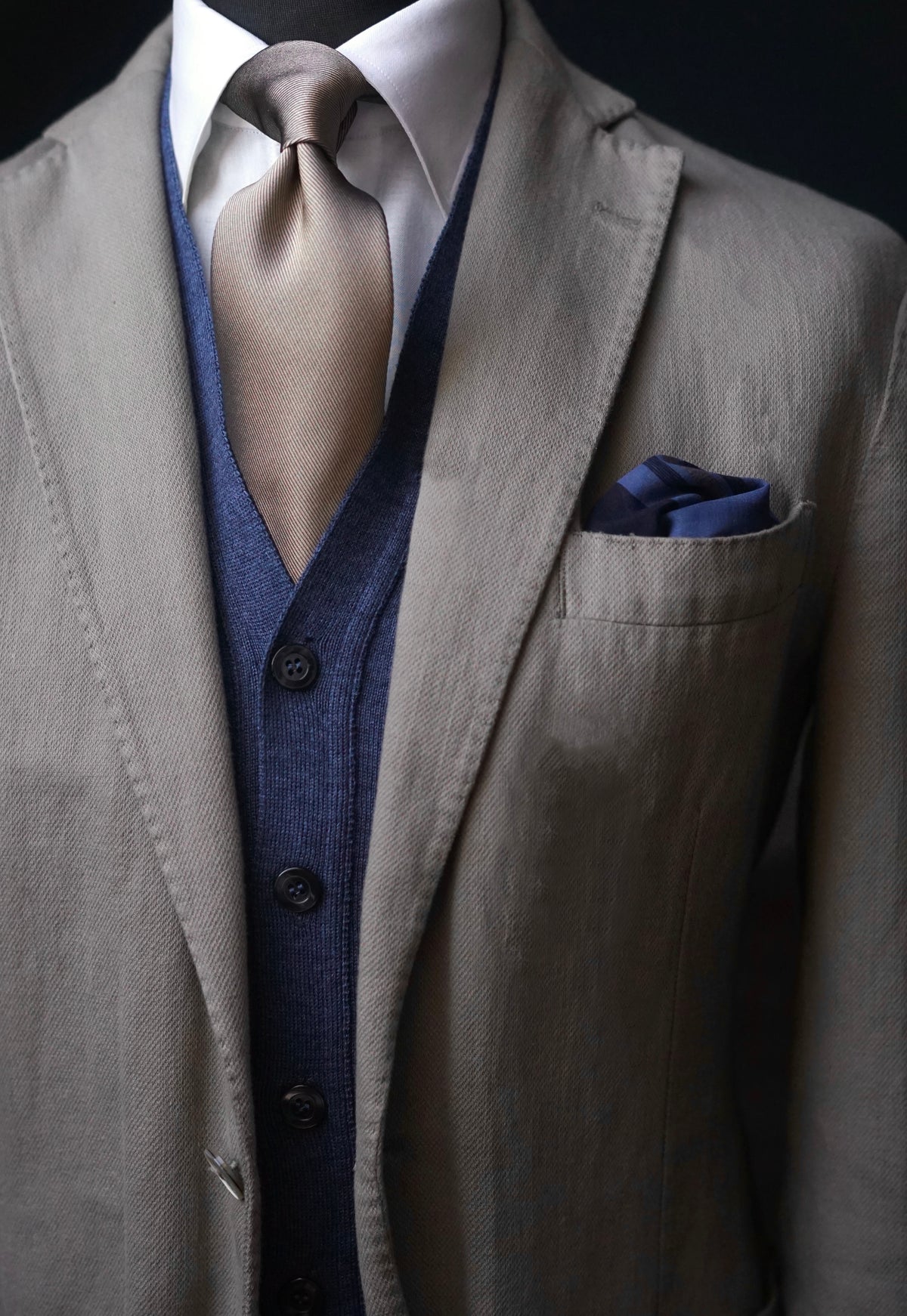 Aviatore Wool Cardigan